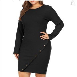 Allegrace knit sweater midi dress